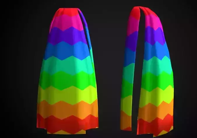 colorful cape