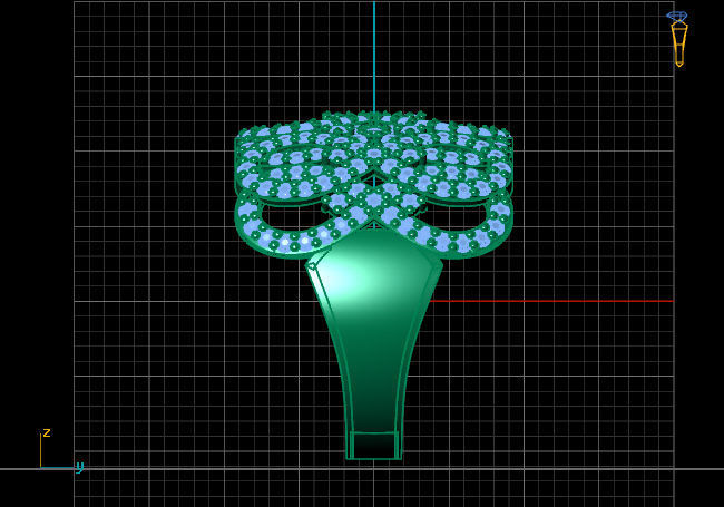 Women Ring With Stone 3DM Mix Print Model 3D print model_4