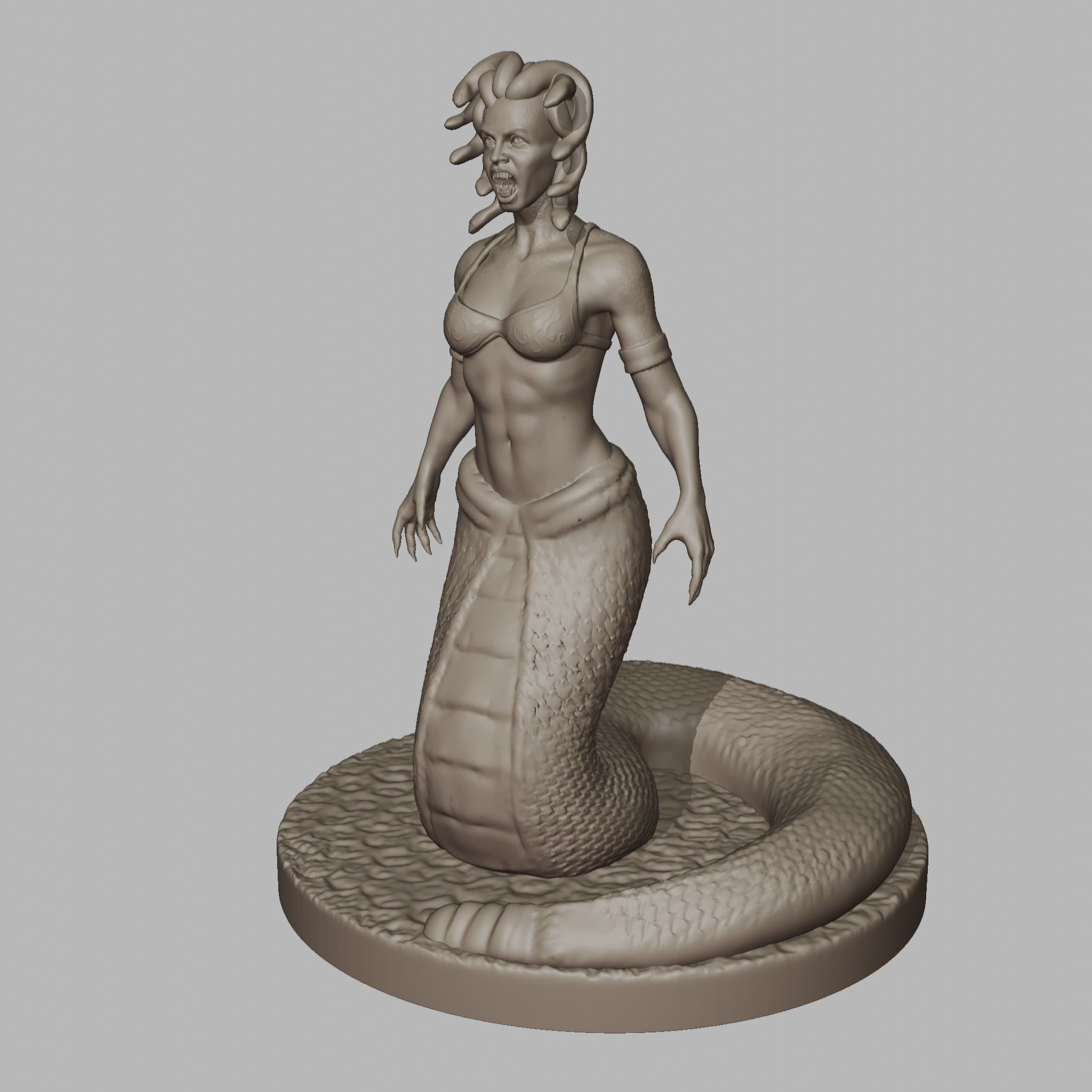 Medusa 3D print model_12