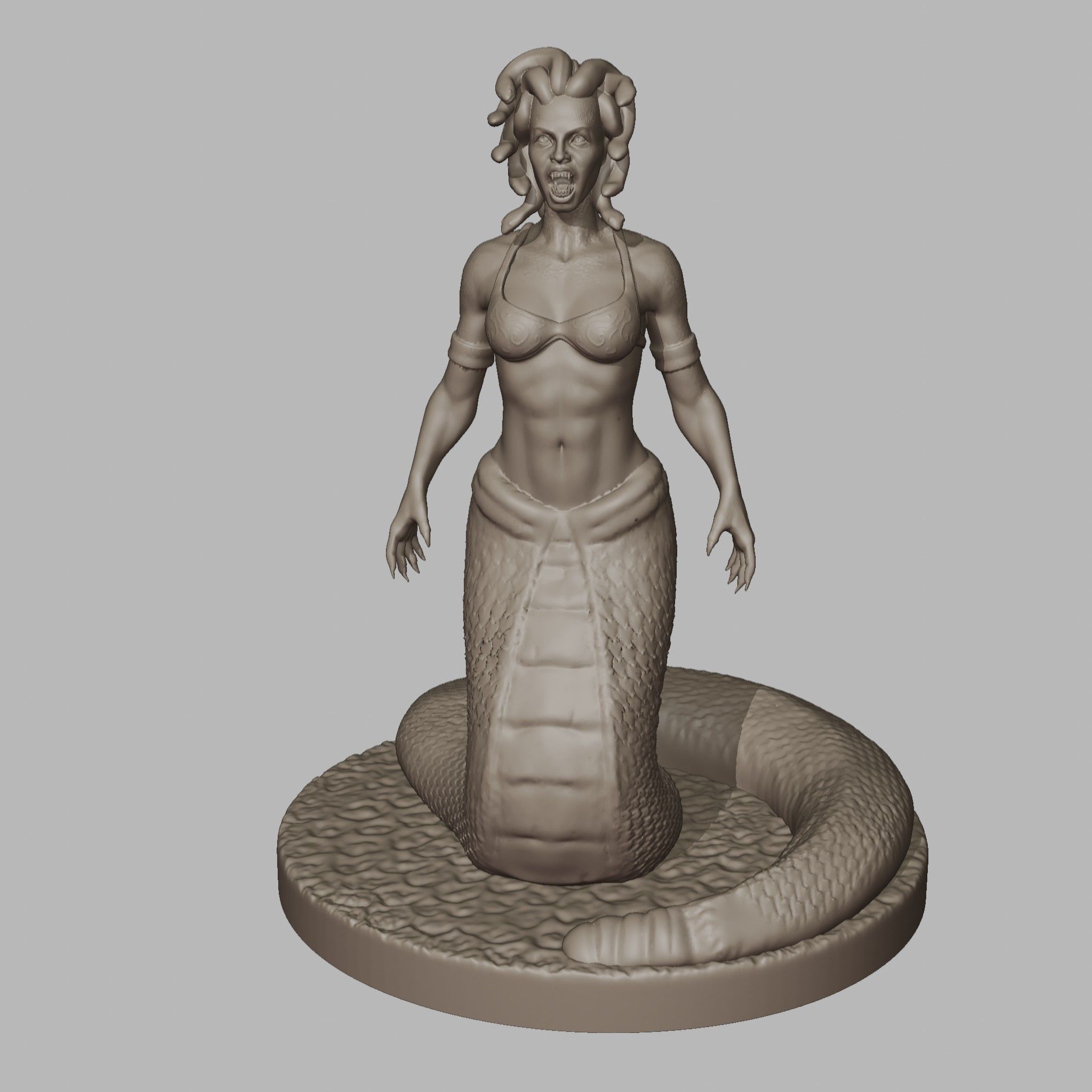 Medusa 3D print model_6