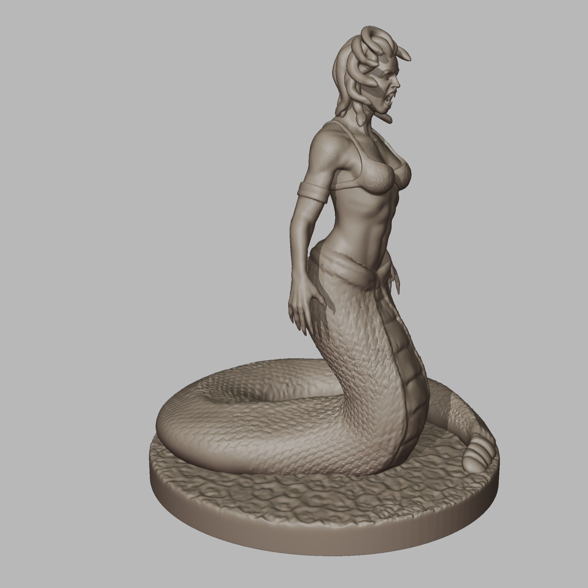 Medusa 3D print model_8