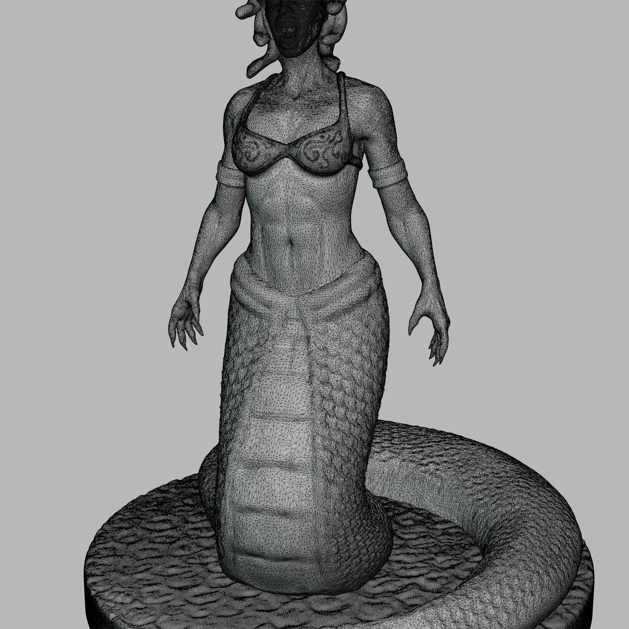 Medusa 3D print model_4