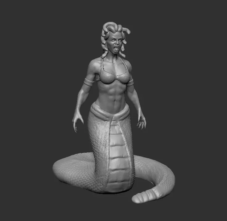 Medusa 3D print model_0