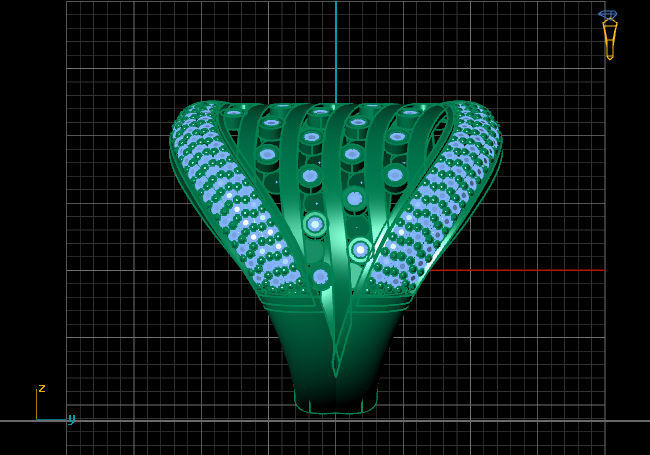 Women Ring With Stone 3DM Mix Print Model 3D print model_4