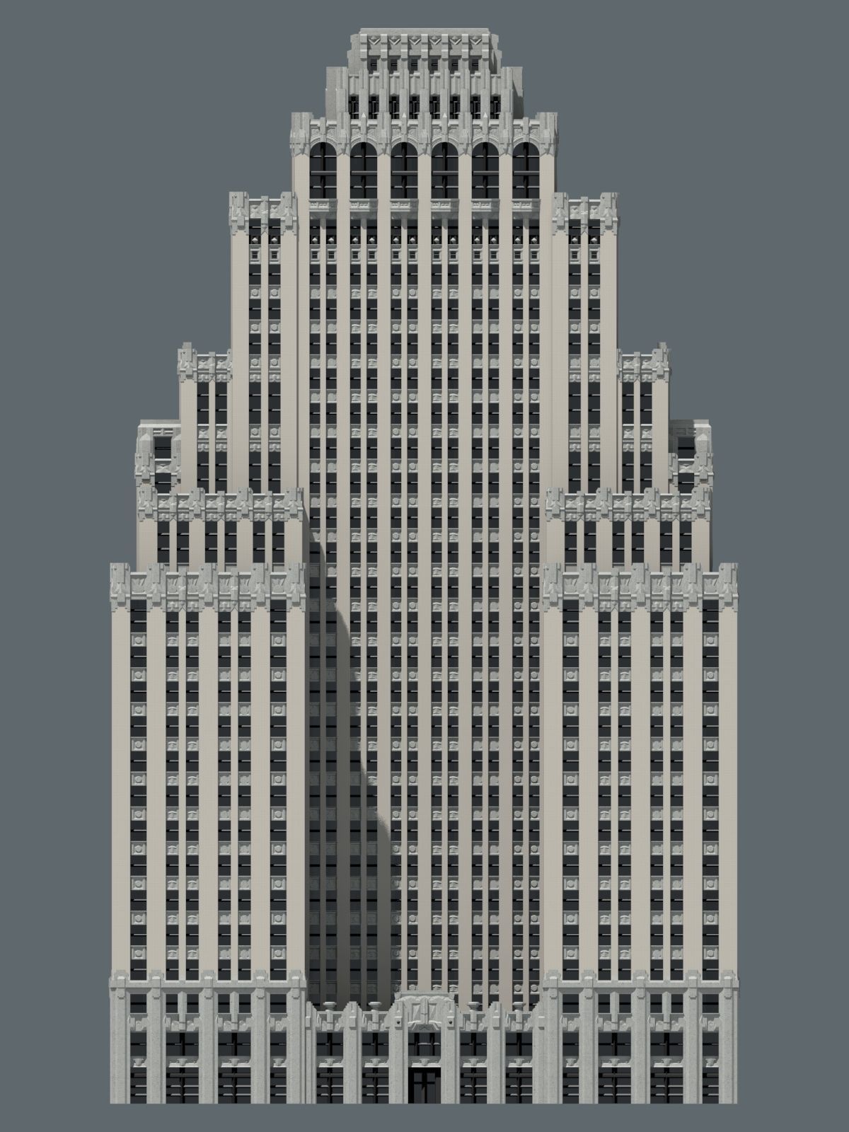 Park Plaza Hotel 3D print model_3