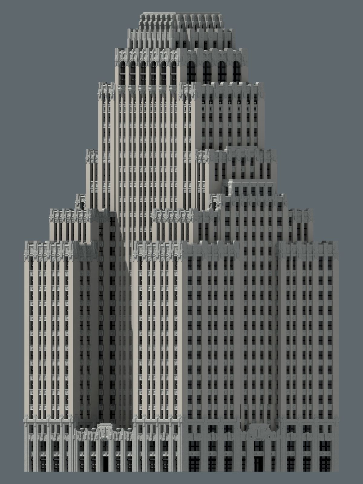Park Plaza Hotel 3D print model_4