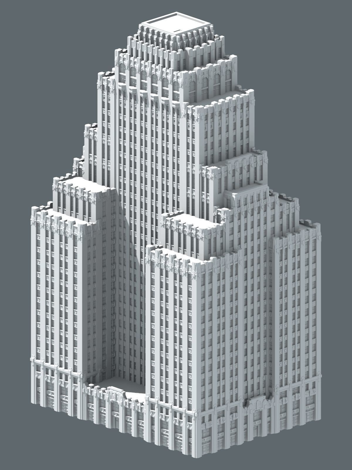 Park Plaza Hotel 3D print model_6