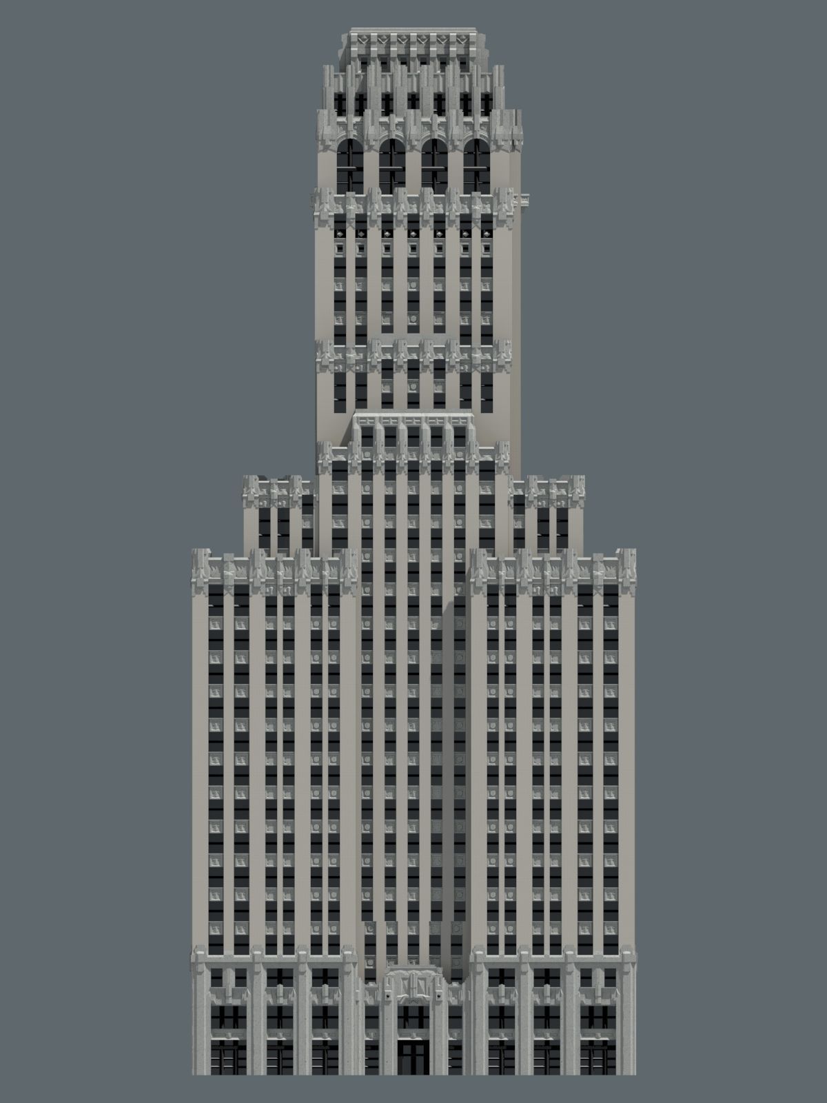 Park Plaza Hotel 3D print model_5