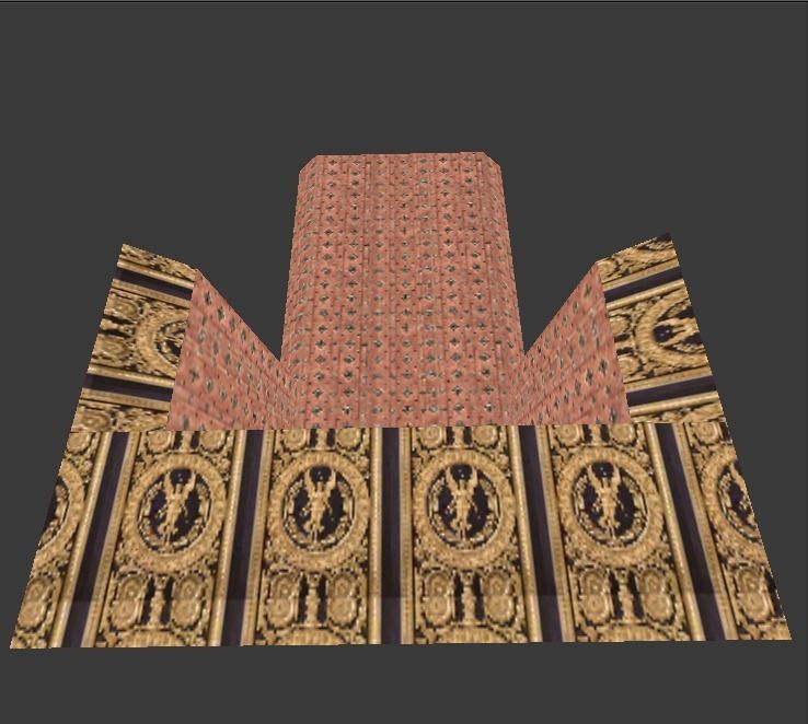 Gerudo Palace Throne Free low-poly 3D model_6