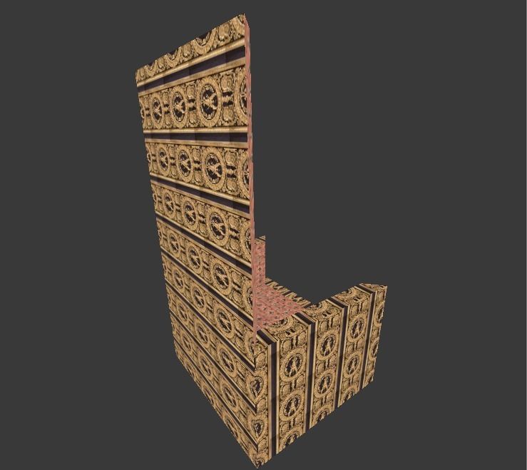 Gerudo Palace Throne Free low-poly 3D model_3