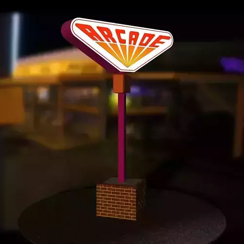 Stranger Things 2 - Arcade Sign - Very Accurate