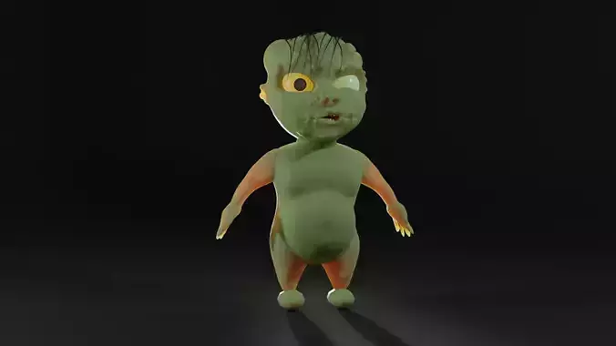Monster Baby  I  Zombie Baby 3D model