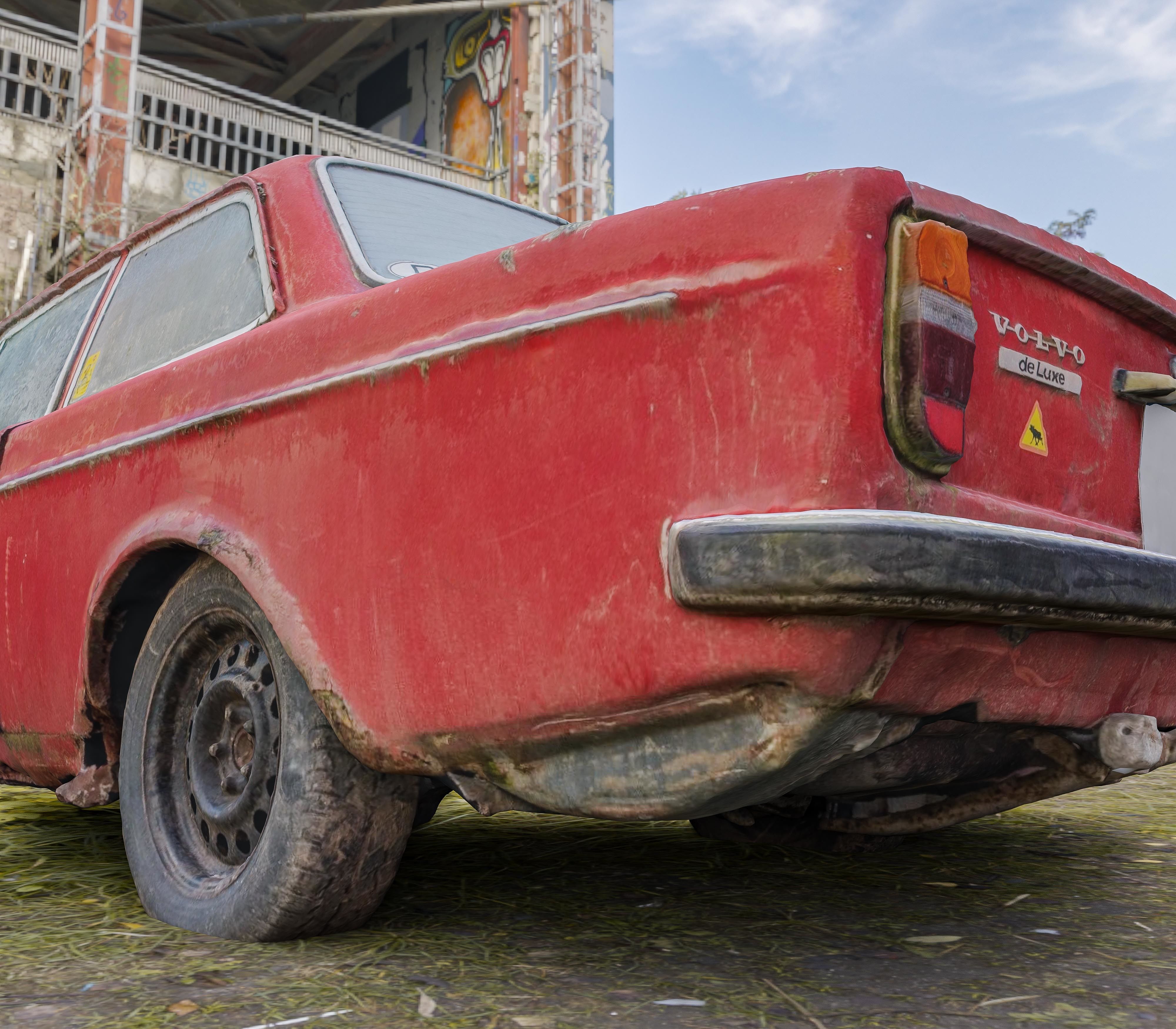 volvo 142 raw scan 3D model | CGTrader