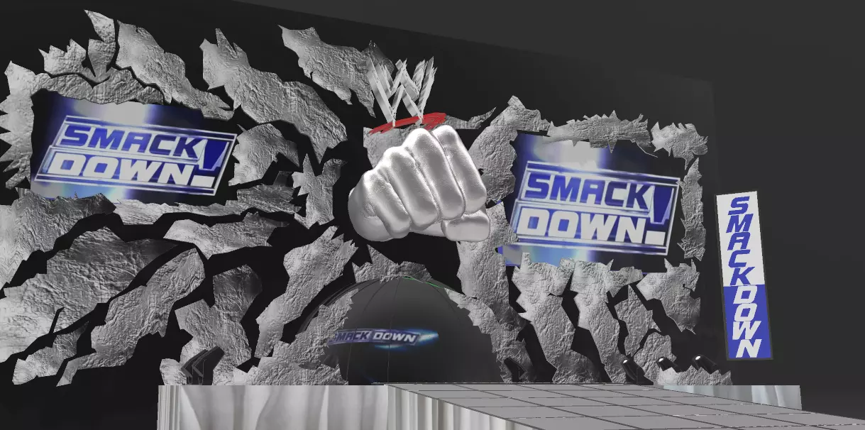 WWE Smackdown Stage 2001-2006 3D model