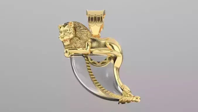 lion claw pendant 
