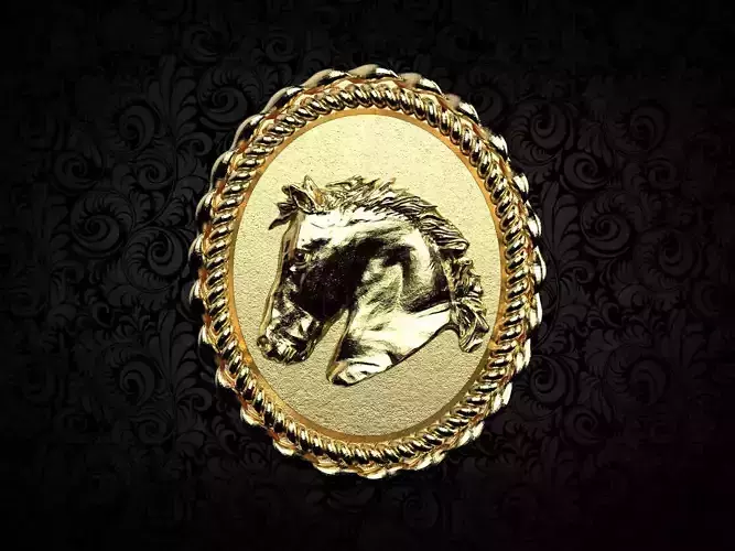 Vintage Horse Pendant