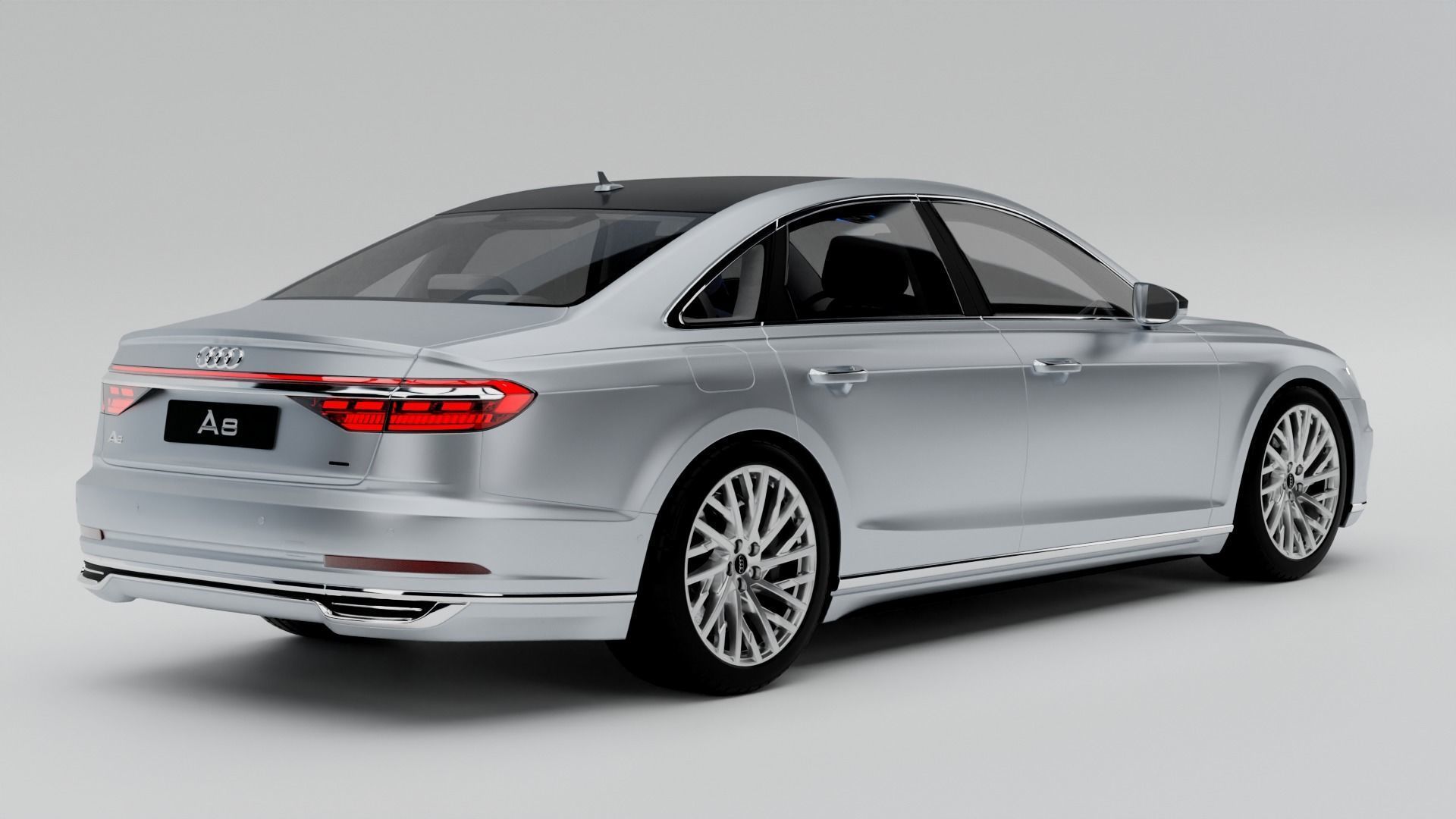 2017 Audi A8  Free 3D model_4