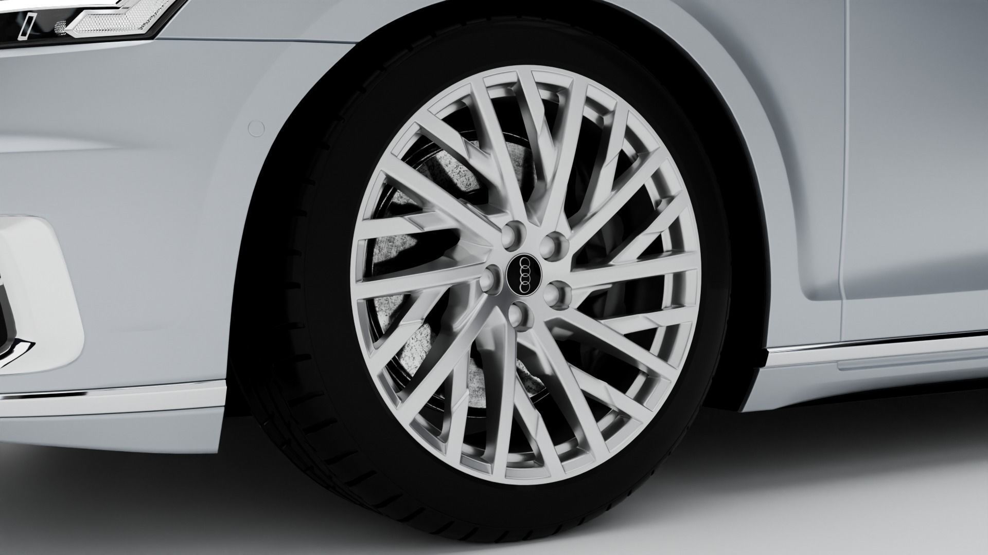 2017 Audi A8  Free 3D model_8