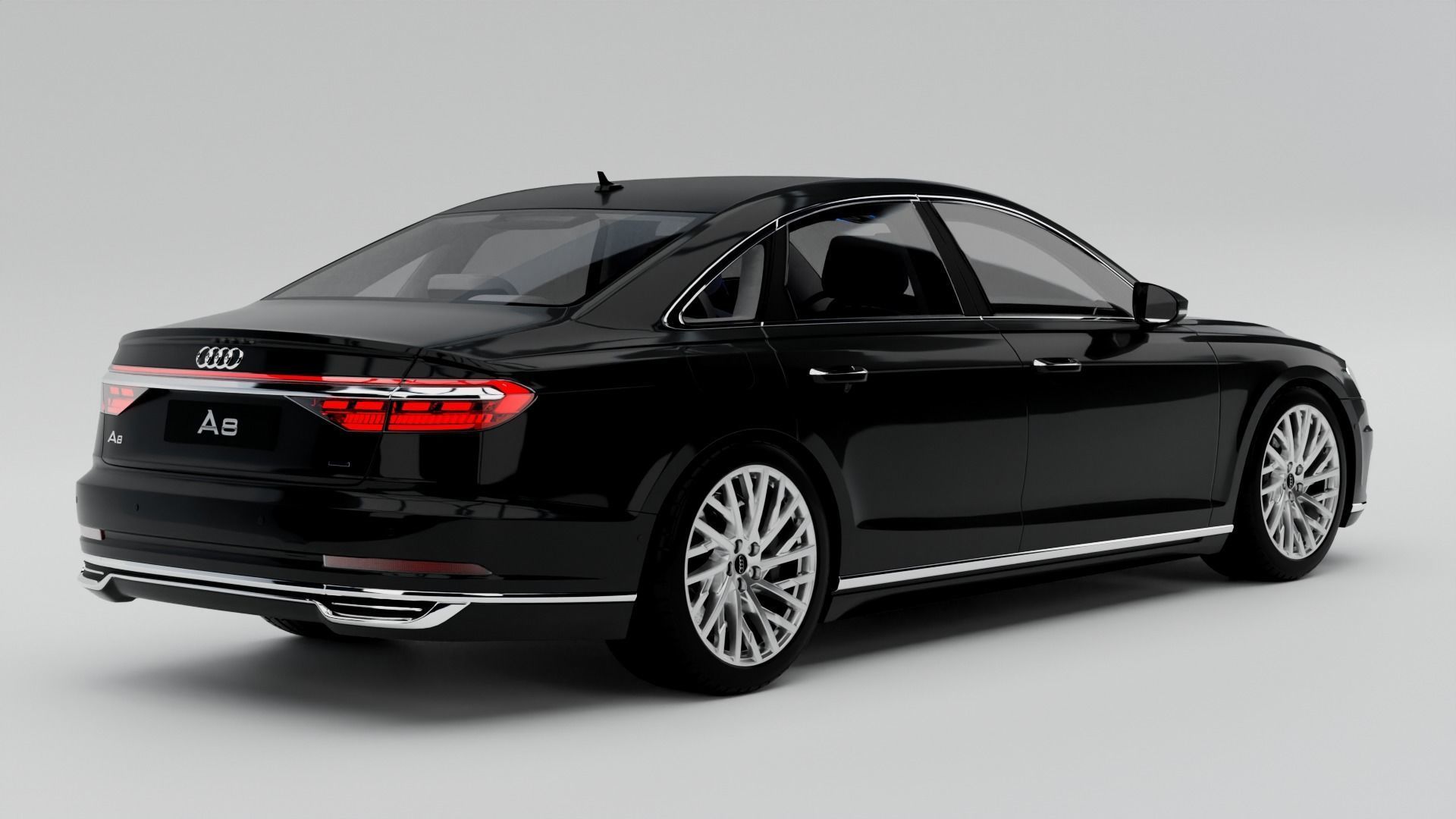 2017 Audi A8  Free 3D model_5