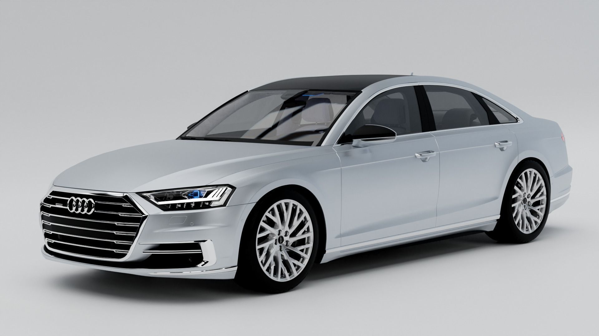 2017 Audi A8  Free 3D model_1