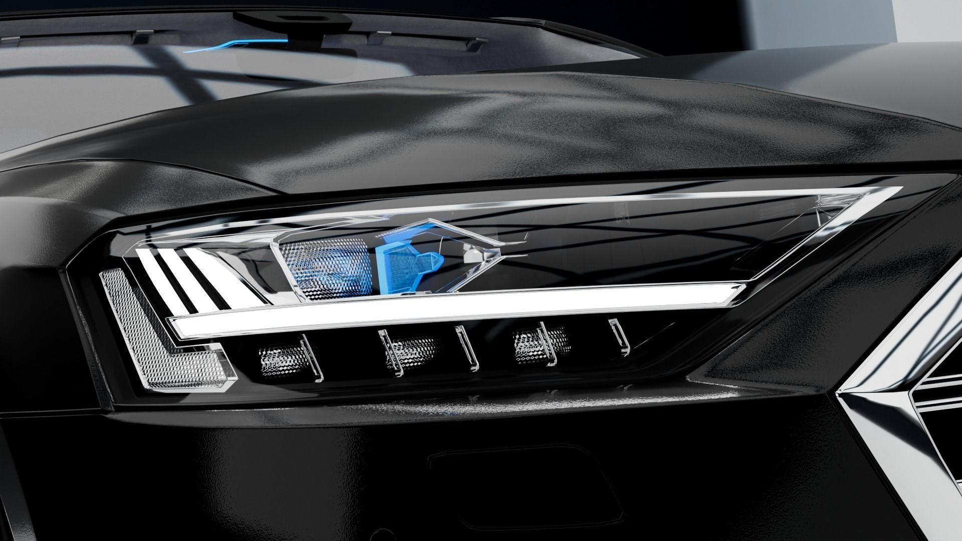 2017 Audi A8  Free 3D model_7