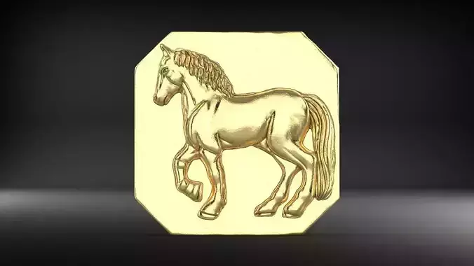 horse pendant 