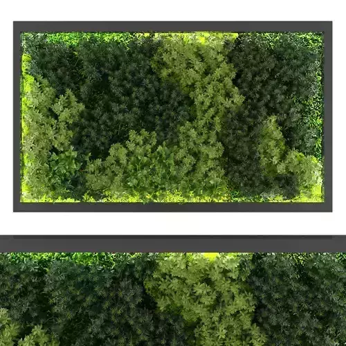 Vertical garden 165 Low-poly 3D model