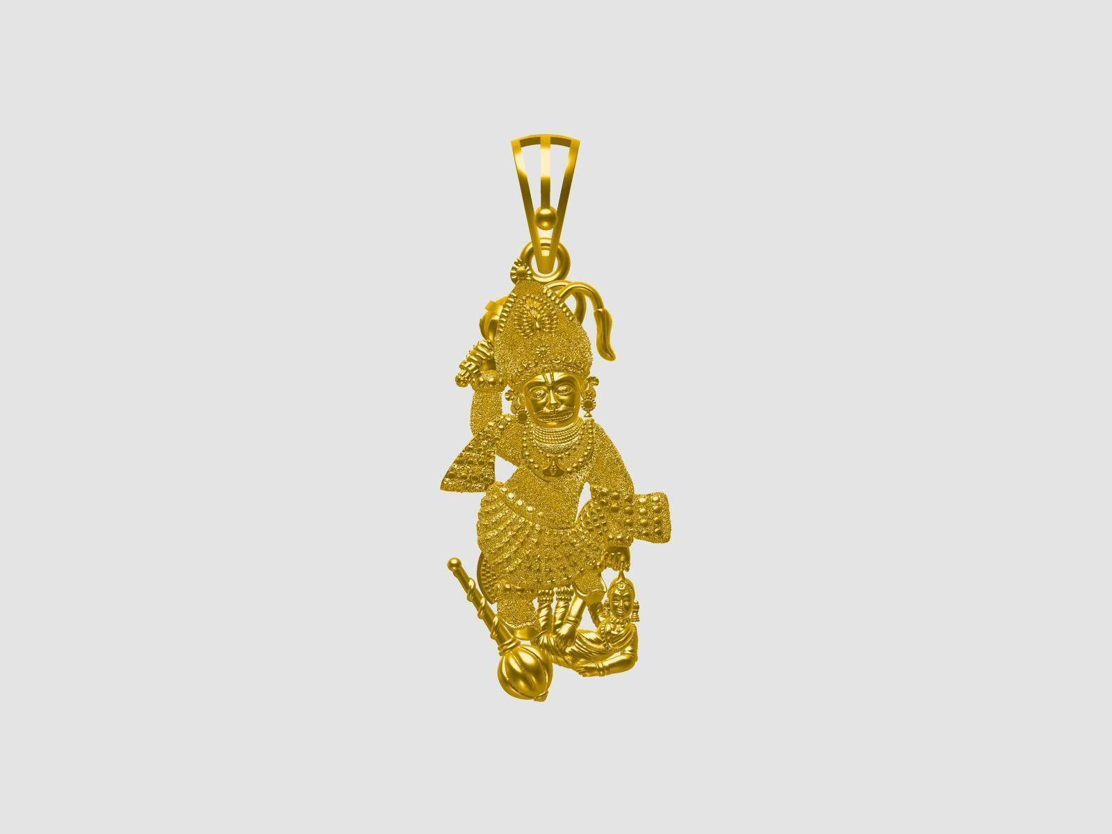 hanumanji sarangpur 3D print model_2