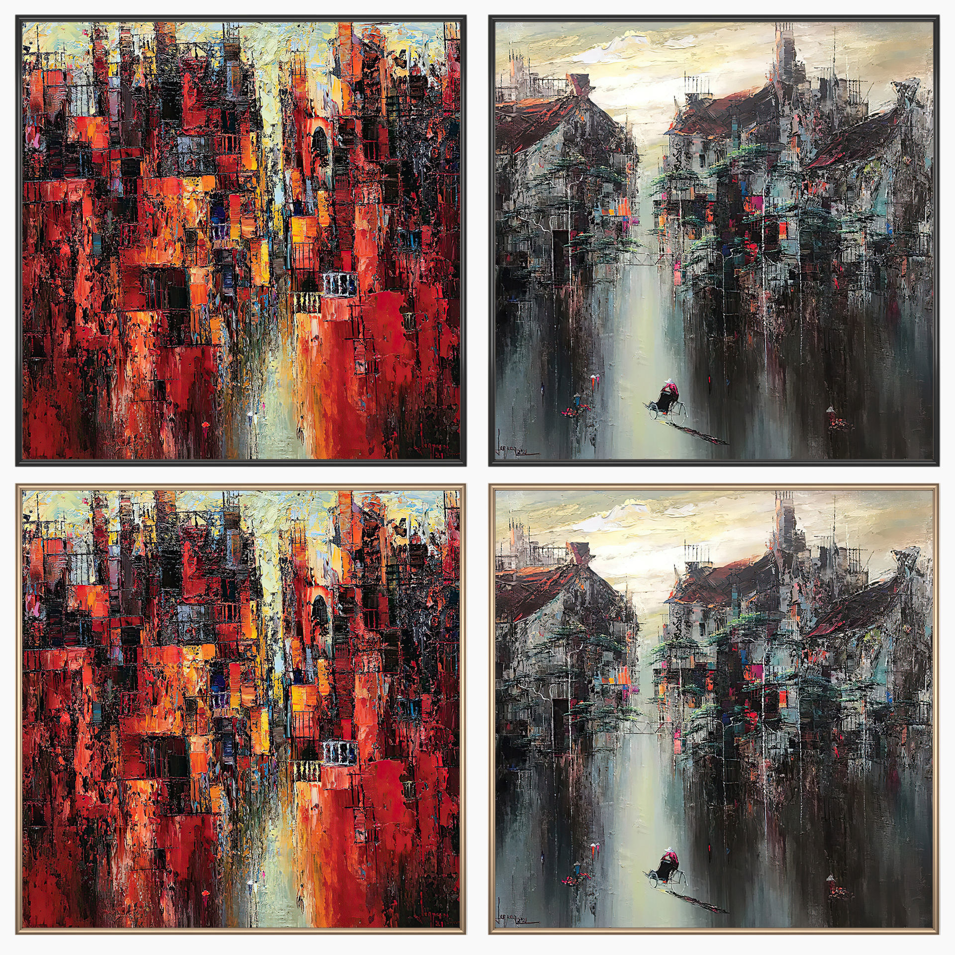 Wall Art Set 3552 3D model_1