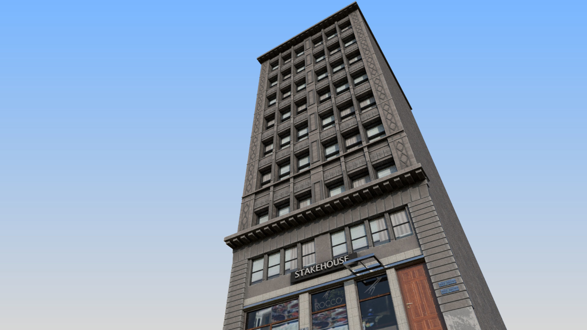 buiding tall building in sky 3D model_7