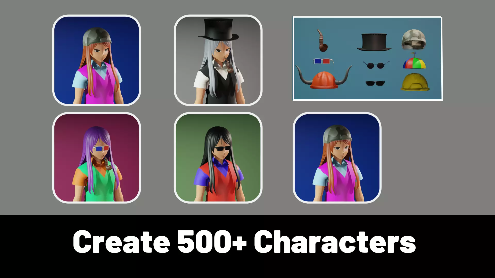3d NFT Characters - Series II Low-poly 3D model_0