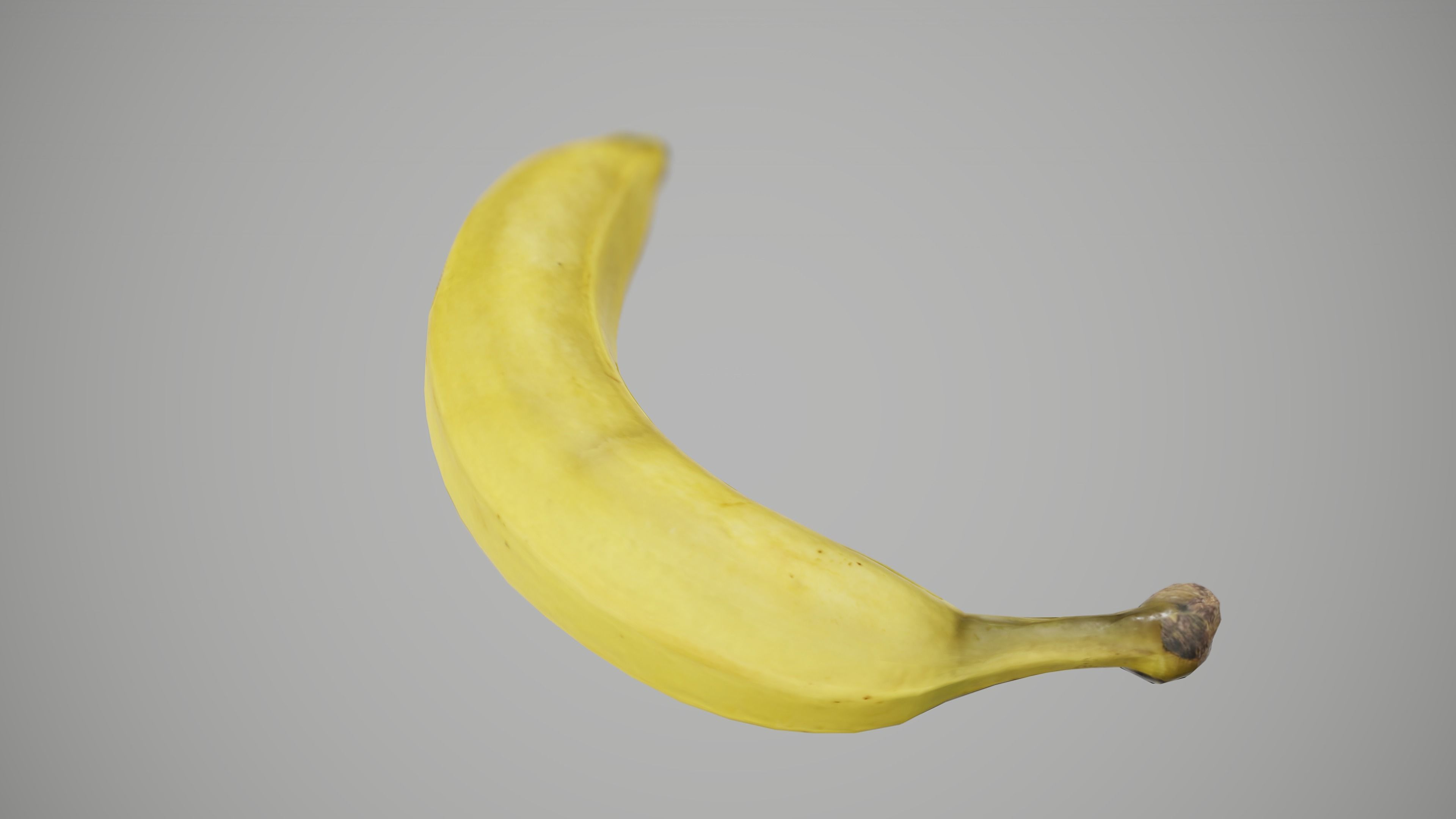 Banana Low-poly 3D model_3