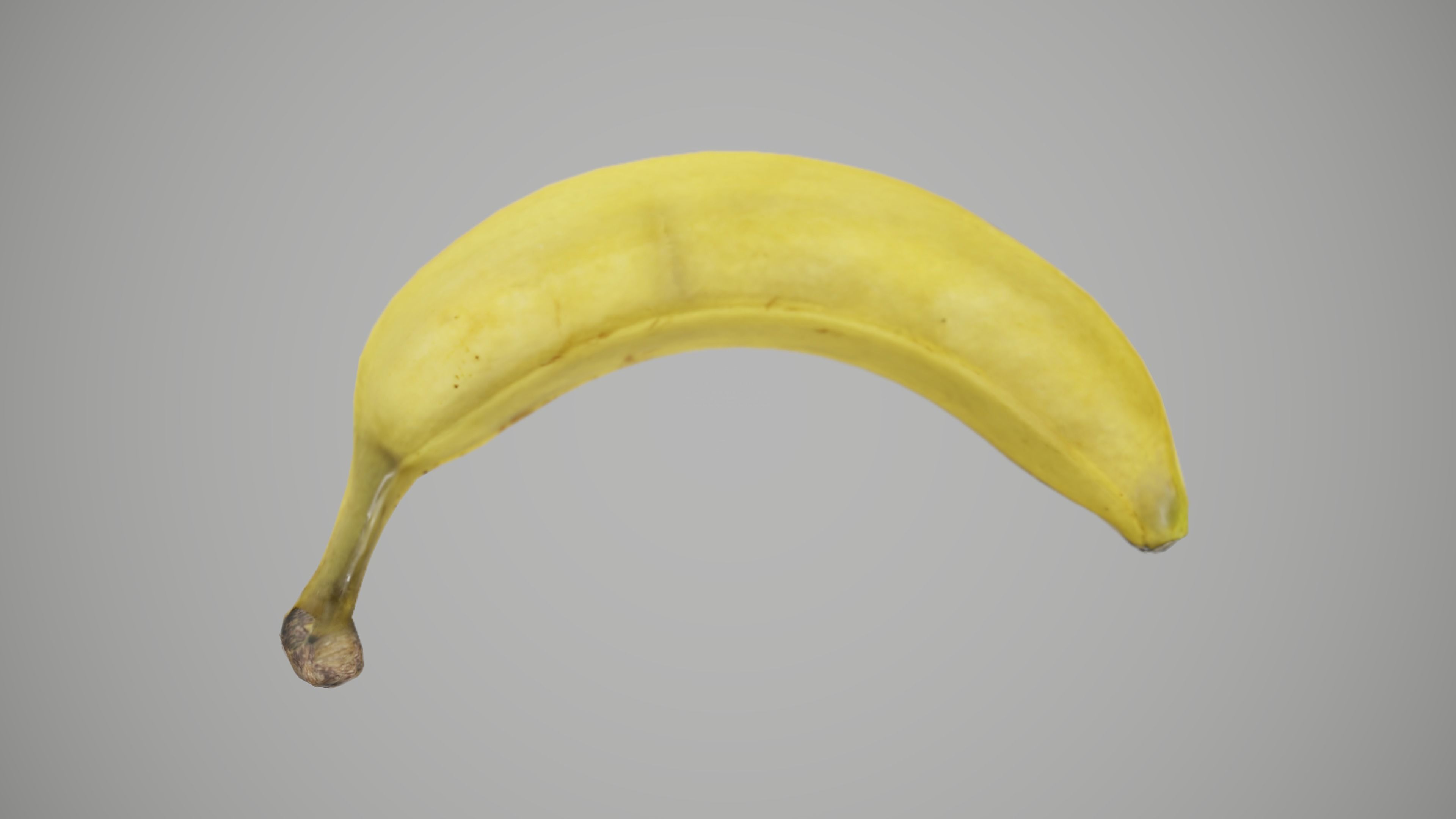 Banana Low-poly 3D model_5
