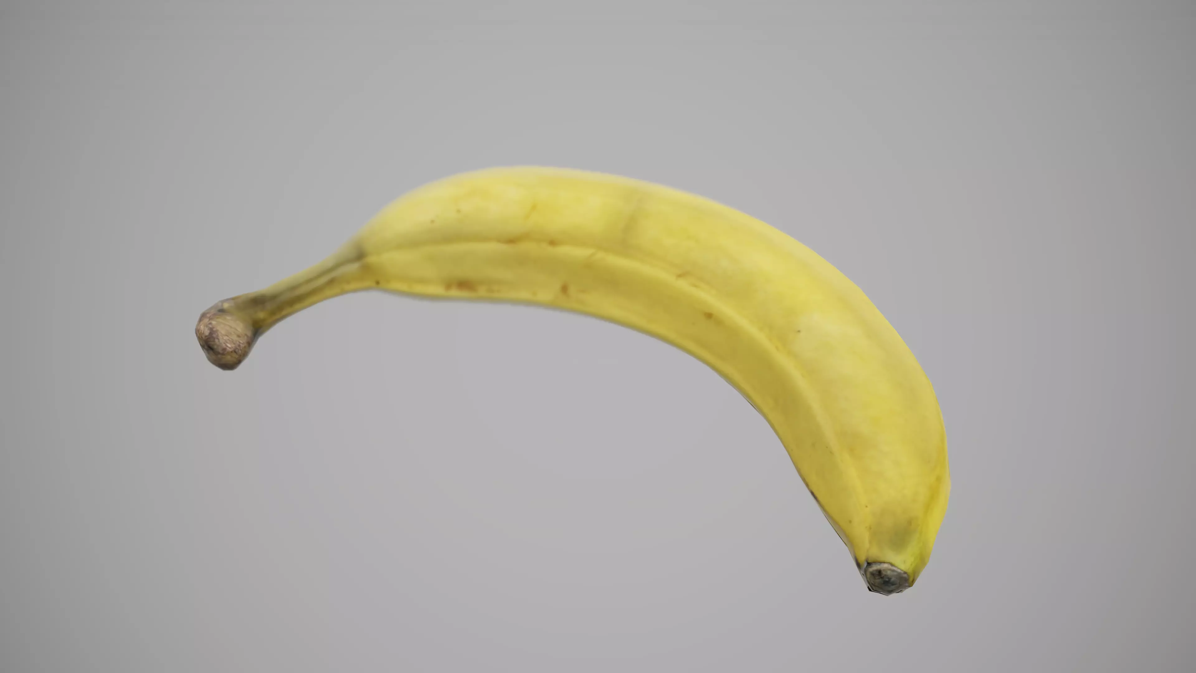 Banana Low-poly 3D model_0