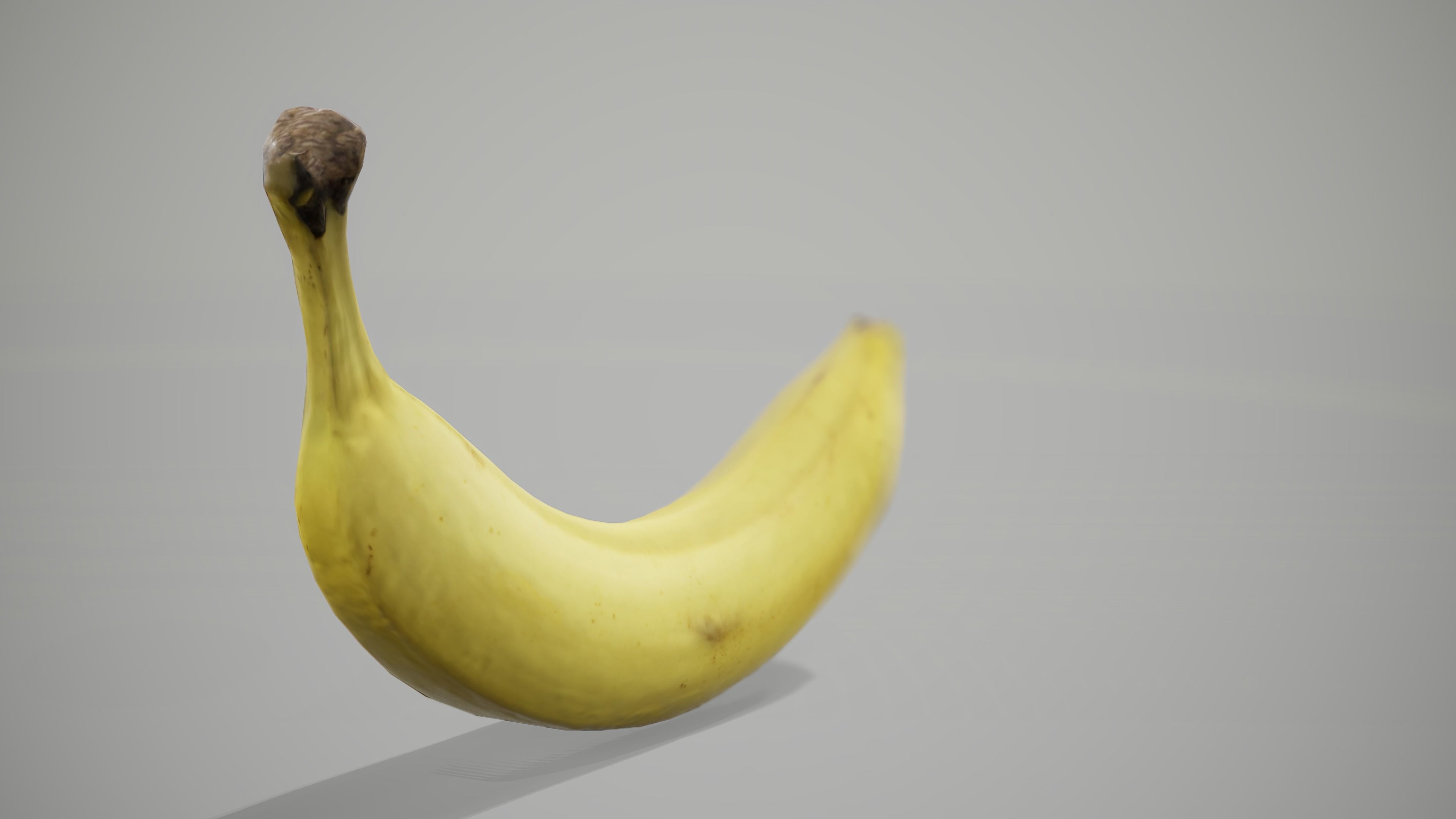 Banana Low-poly 3D model_11