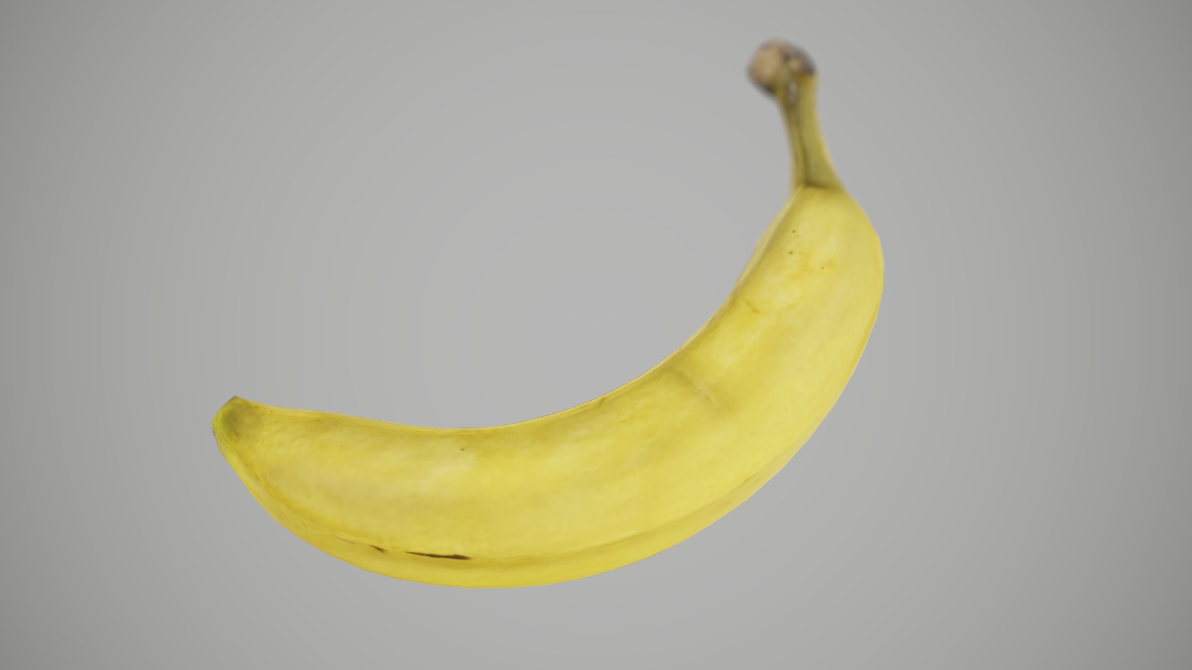 Banana Low-poly 3D model_7