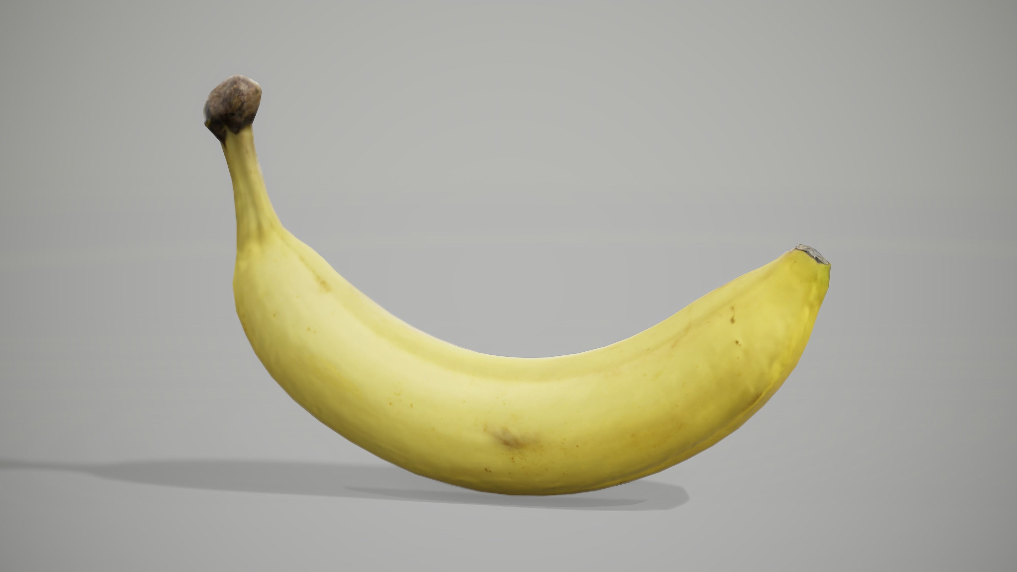 Banana Low-poly 3D model_9