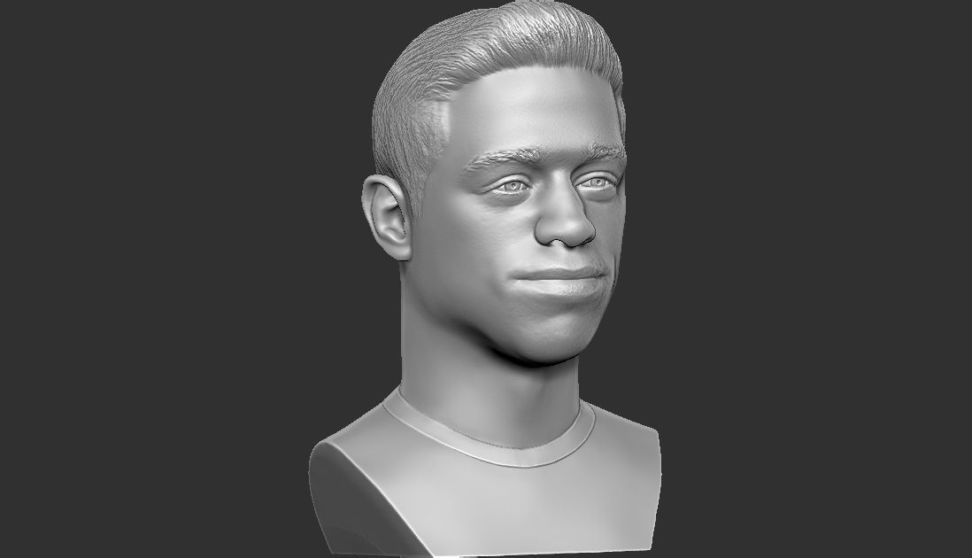 Pete Davidson bust ready for full color 3D printing 3D print model_30
