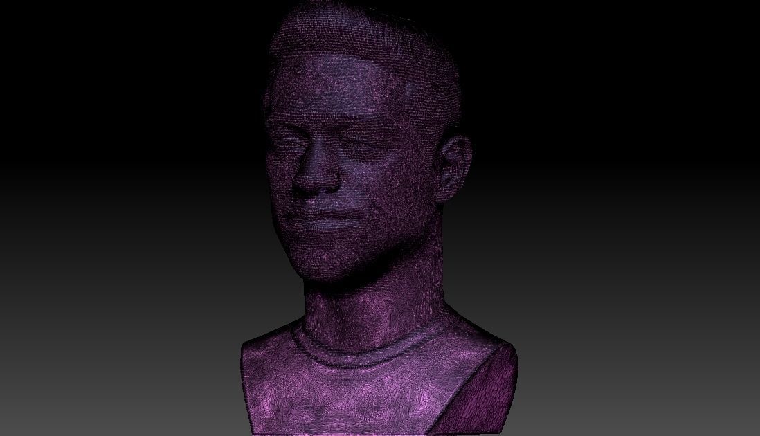 Pete Davidson bust ready for full color 3D printing 3D print model_45