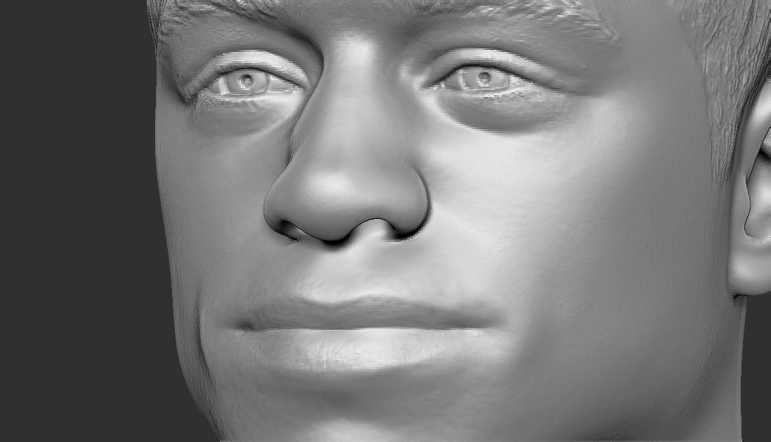 Pete Davidson bust ready for full color 3D printing 3D print model_37