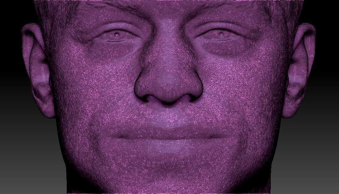 Pete Davidson bust ready for full color 3D printing 3D print model_46