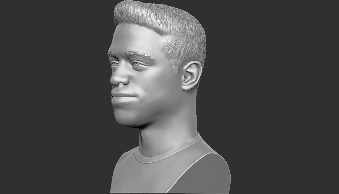 Pete Davidson bust ready for full color 3D printing 3D print model_22