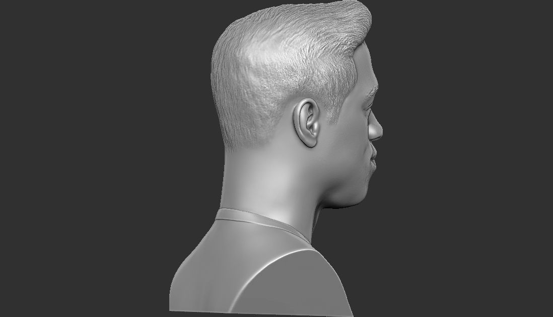 Pete Davidson bust ready for full color 3D printing 3D print model_27