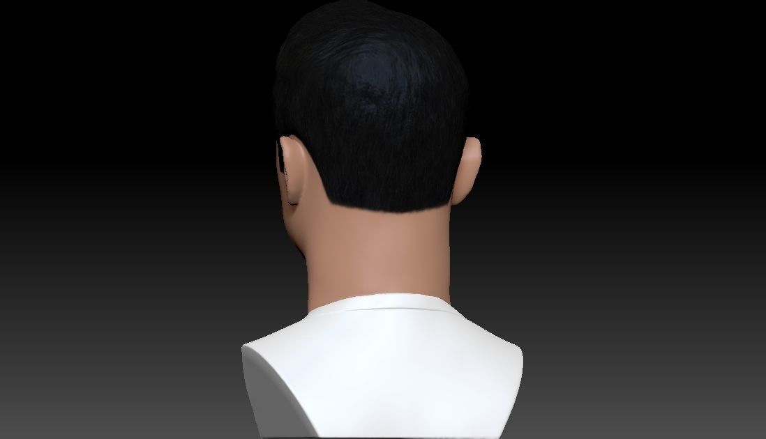 Pete Davidson bust ready for full color 3D printing 3D print model_5