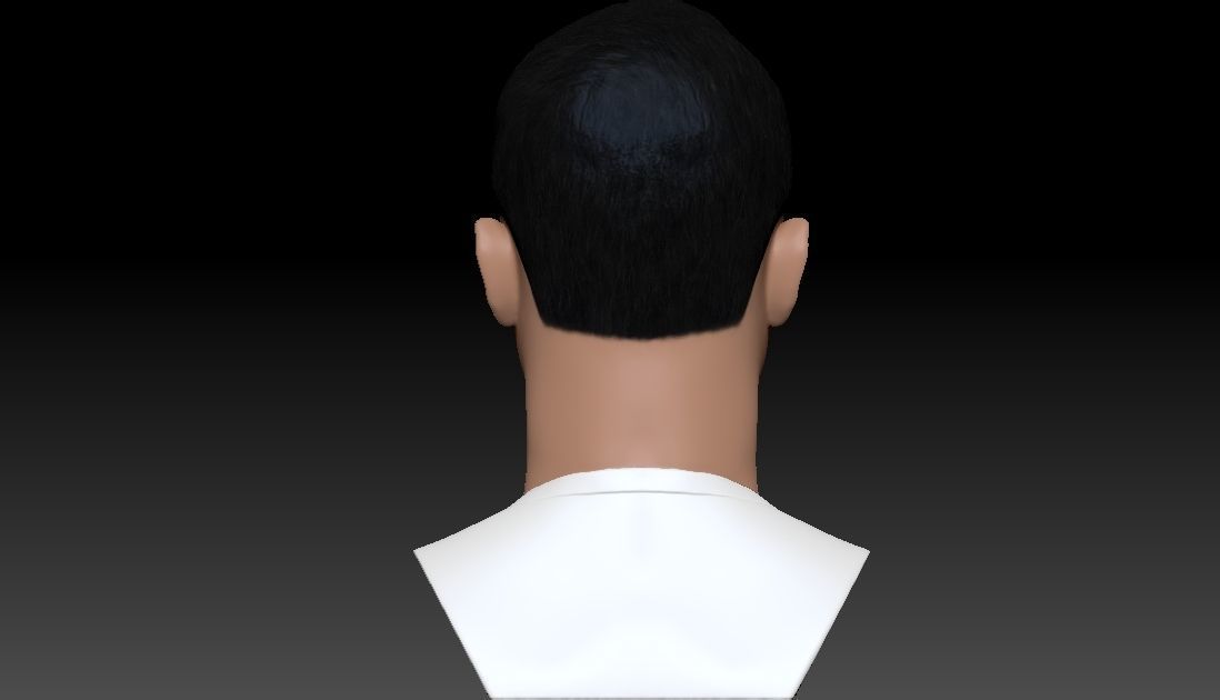 Pete Davidson bust ready for full color 3D printing 3D print model_6