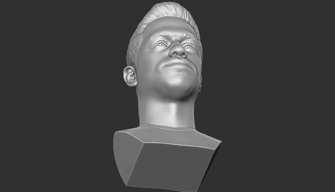 Pete Davidson bust ready for full color 3D printing 3D print model_42