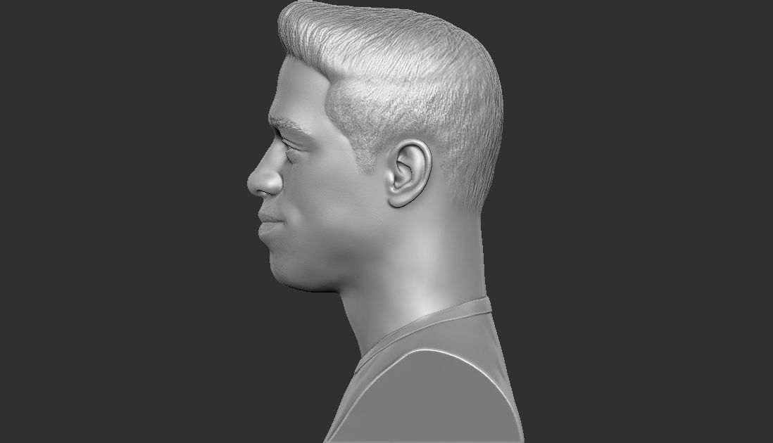 Pete Davidson bust ready for full color 3D printing 3D print model_24