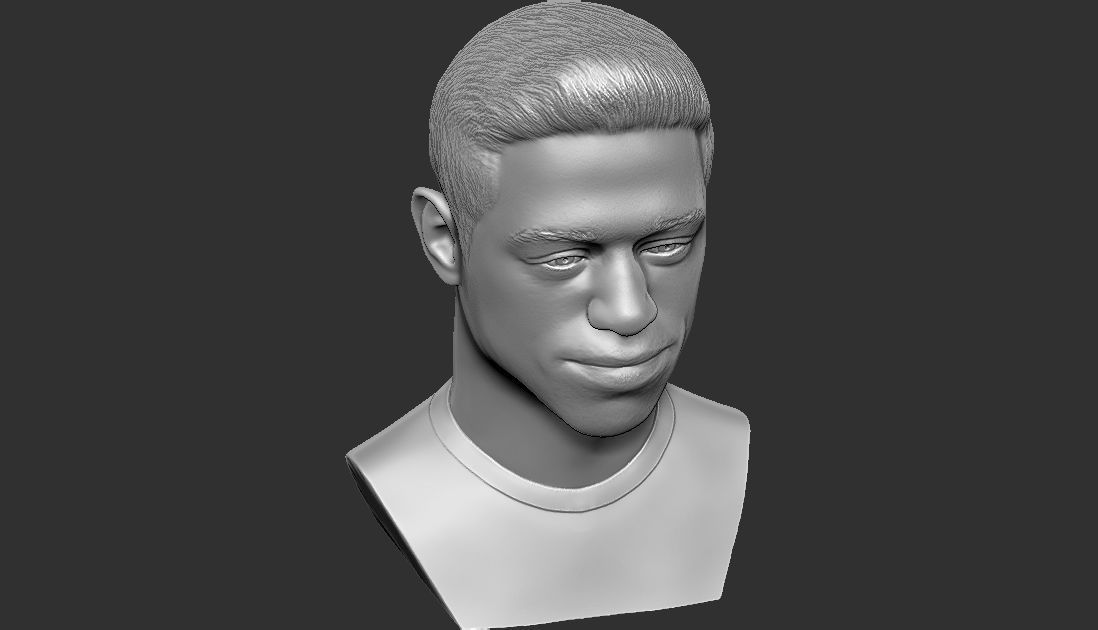 Pete Davidson bust ready for full color 3D printing 3D print model_32