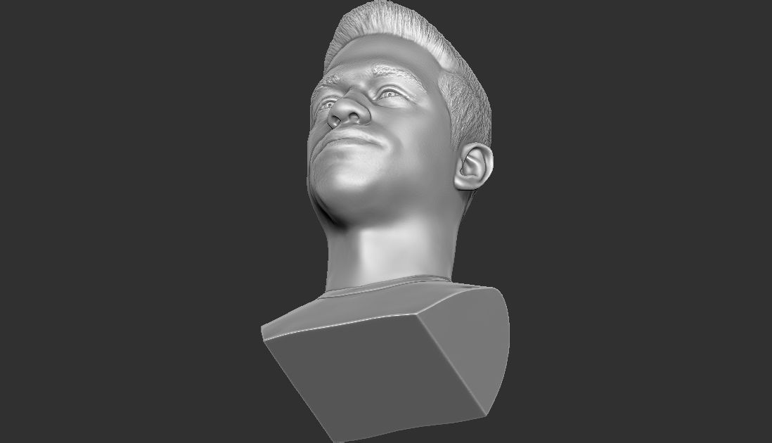 Pete Davidson bust ready for full color 3D printing 3D print model_43