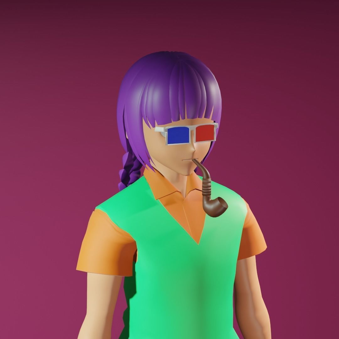 3d NFT Characters - Series IV Low-poly 3D model_2